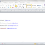 word-mail-listesi