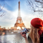 tourist enjoying Paris